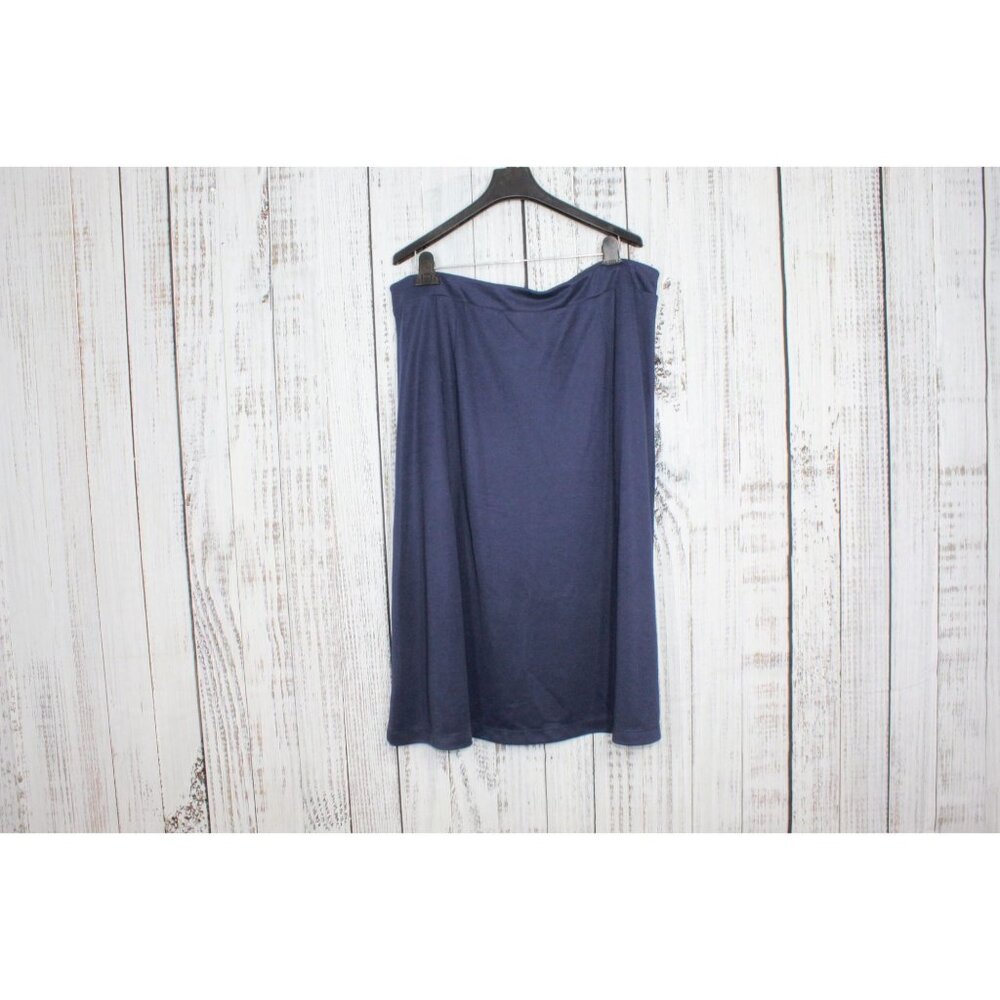 Appleseeds Everyday Solid Basic Skirt Classic Nav… - image 2